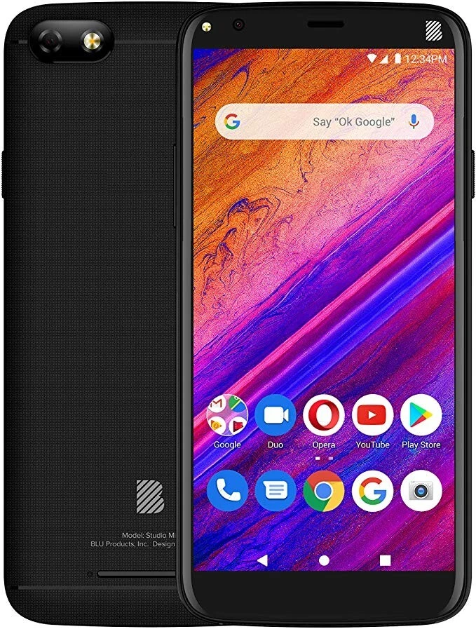 BLU Studio Mini - 5.5" HD GSM Unlocked 32GB Dual Sim 13MP Android Smartphone - Black