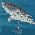 thumbnail image 3 of Realistic Mosasaurus Diving Toys For Kid Remote Control Mosasaurus Toy With Light And Water Spray For Swimming Pool Lake, 3 of 5