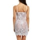 thumbnail image 3 of Gibobby Conjunto de lencería Lencería para mujer con encaje frontal abierto, ropa de dormir halter Nighty(Blanco, XG), 3 of 3