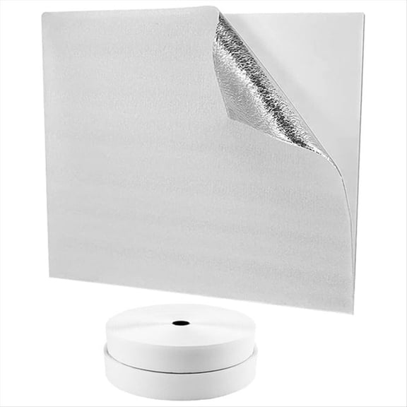 Self Adhesive Strip Attic Fan Insulation Cover, Ceiling Shutter Blocker Dust Proof Protector Wrap