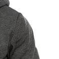 thumbnail image 6 of UVEASISHA Graphic Zip Up Hoodies for Men Criss Cross Print Full Zip Hooded Sweatshirt Jacket Color Block Drawstring Athletic Jackets with Zipper Pockets Dark Gray M, 6 of 7