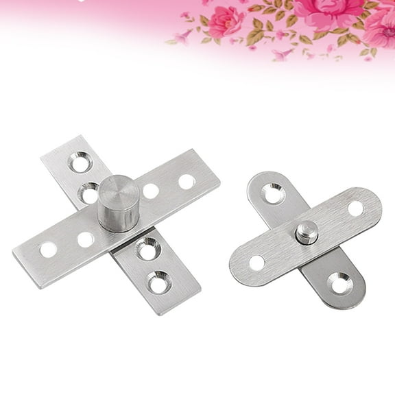 GOOHOCHY Rotating Hinge 360 Degree Stainless Steel Door Pivot Up Down Shaft Furniture Hinges