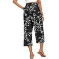 thumbnail image 3 of UZMOG Womens Capri Pants, Casual Capris High Waisted Palazzo Pants with Pockets Flare Leggings for Women, 3 of 4