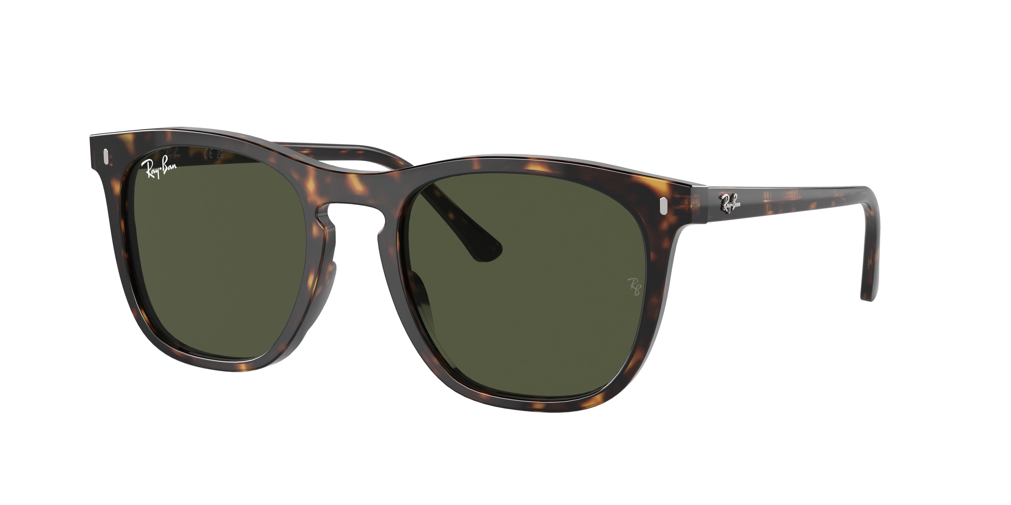 Ray-Ban Black Rubber Sunglasses, Non-Polarized UV Protection, 58MM