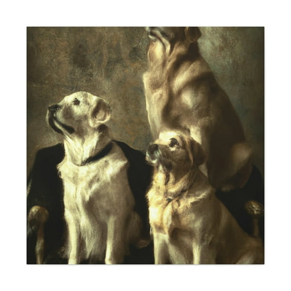 The Noble Golden Retriever - Canvas