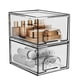 thumbnail image 2 of Organizador de cosméticos ZHIAI, transparente, apilable, 2 cajones acrílicos, 2 of 6