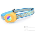 thumbnail image 1 of EverBrite Linterna Frontal LED Recargable para Niños con Modo RGB y Diadema Ajustable, Linterna Frontal Multicolor de 3 Modos para Niños, Lámpara Frontal para Niños para Acampar, Leer, Explorar, Hallo, 1 of 5