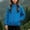 Blue-A, variant on Rain Jacket for Girls Lightweight Waterproof Windbreaker Loose Fit Raincoat Hiking Outfits with Hoodie Yellow-A