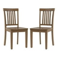 thumbnail image 4 of EOP Windsor Dining Chairs Set of 2, Modern Solid Wood Living Room Chairs, Armless High Back Kitchen chairs, Farmhouse Side Chairs for Kitchen and Dining Room with Non-Slip Foot Pads, Light Brown, 4 of 9