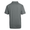 thumbnail image 3 of Men's Cutter & Buck Gray Atlanta Braves City Connect Big & Tall Prospect Textured Stretch Polo, 3 of 3
