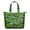 Green Dinosaurs Jurassic, variant on Green Dinosaurs Palms Volcanoes Pattern Travel Tote Bags for Women Carry On,Large Weekender Bags for Women Travel,Multi Functional Duffle Bag for Work,Shopping,Sports