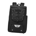 thumbnail image 2 of Mochila de baloncesto con soporte para pelotas, tela Oxford para exteriores, portátil, con compartimento separado Negro, 2 of 8