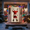 thumbnail image 1 of Home Funny Santa Backside Door Banners Humorous Christmas Entrance Decor with Gift Mooning Home Essentials, 1 of 5