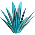 thumbnail image 1 of Planta de agave de metal para decoración de jardín, escultura de tequila rústica roja, adecuada para adornos de césped de interior (27 cm, azul esmeralda) Sailing Electrónica, 1 of 3