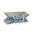 thumbnail image 5 of Household Essentials White and Blue Floral Krush Container All-Purpose Utility Tote, 5 of 7
