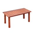 thumbnail image 3 of CorLiving Miramar Hardwood Outdoor Chair and Coffee Table Set, 3 of 8