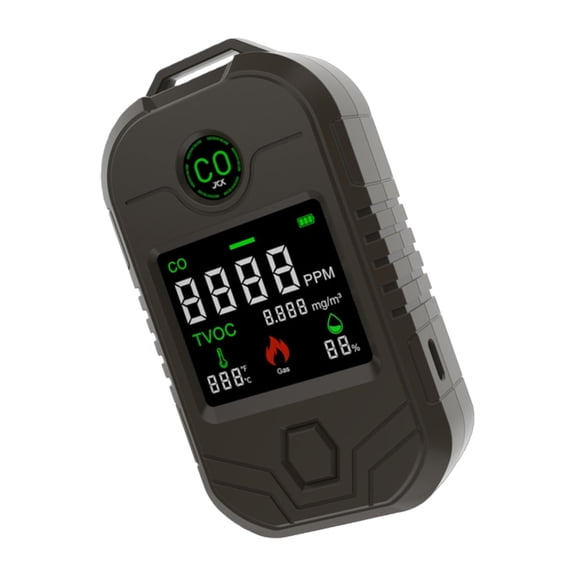 Zeiwohndc CO Gas Leak Detectors with Temperature Humidity Sensors for Home