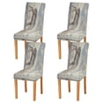 thumbnail image 2 of BZSMCE Chairs Slipcovers Dining Chair Covers Reindeer Grazing in The Snow-covered Creative Pattern, 2 of 7