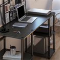 thumbnail image 4 of Ameriwood Home Condor Toolless Double Pedestal Computer Desk in Espresso, 4 of 11