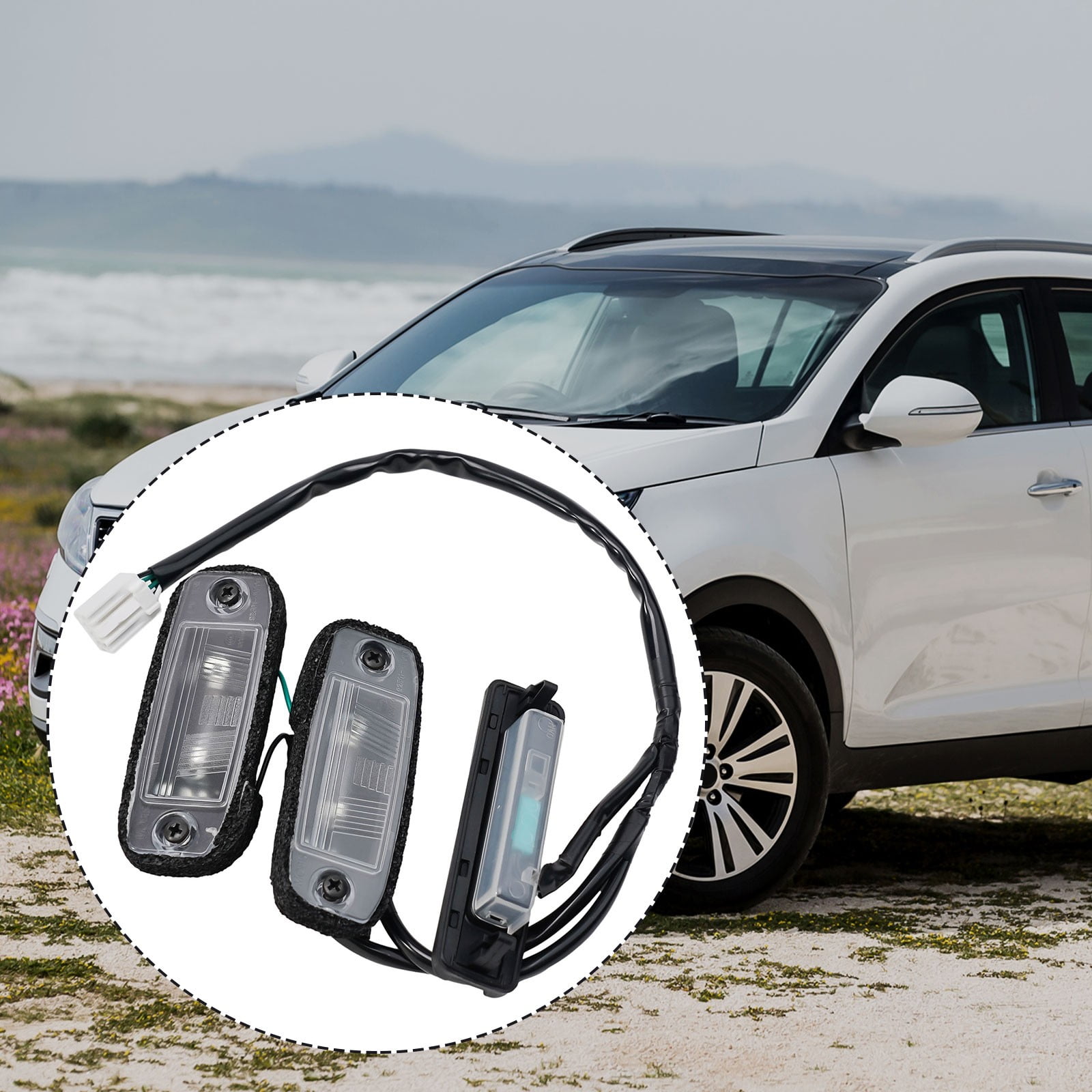 Ana Enhance the Look of Your For Kia Sportage with a New Rear License Plate Light Lamp Fitment For Kia Sportage 2011 2016
