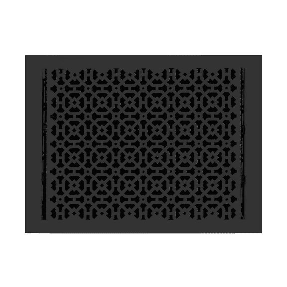 Achtek Air Supply Vent 12"x 16" Duct Opening (Overall 13-1/2"x 17-3/4") Solid Cast Aluminum Register Cover | Powder Coated