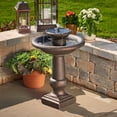 thumbnail image 2 of Smart Solar Chatsworth 2 Tier Solar On Demand Garden Water Fountain, Bronze, 2 of 5