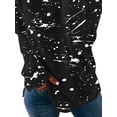 thumbnail image 4 of DYMADE Women Plus Size Printed Casual Pullover Long Sleeve Loose T-shirt, 4 of 4