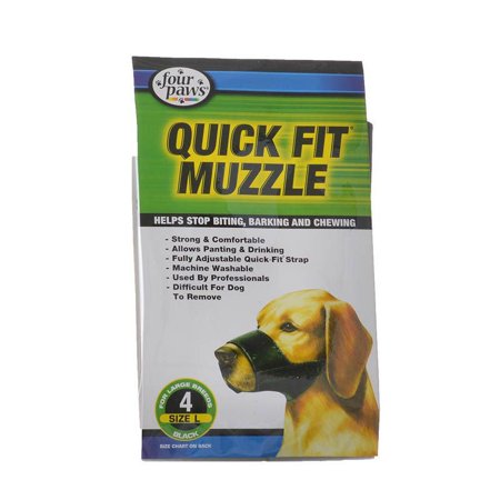 UPC: 0045663590406 | Four Paws Quick Fit Muzzle – Size 4 – Fits 8 Snout