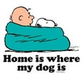 thumbnail image 2 of CafePress - Charlie Brown: Home Is Where My Dog Is Mug - 11 oz Ceramic Mug - Novelty Coffee Tea Cup, 2 of 4