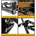 thumbnail image 4 of Black Boar 66009 ATV UTV Steel Agricultural Cultipacker Implement Attachment, 4 of 10