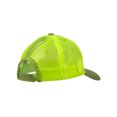thumbnail image 4 of Gravity Threads Kids Ponytail Messy Bun Trucker Hat, Lime, 4 of 5