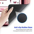 thumbnail image 5 of Pink Cute Desk Mat Mouse Pad Gaming Desk Pad XXL, Pastel Strawberry Milk Mousepad Large, Aesthetic Laptop Keyboard Mats for Desk, Full Desk Mouse Mat for Women Girl, 5 of 6