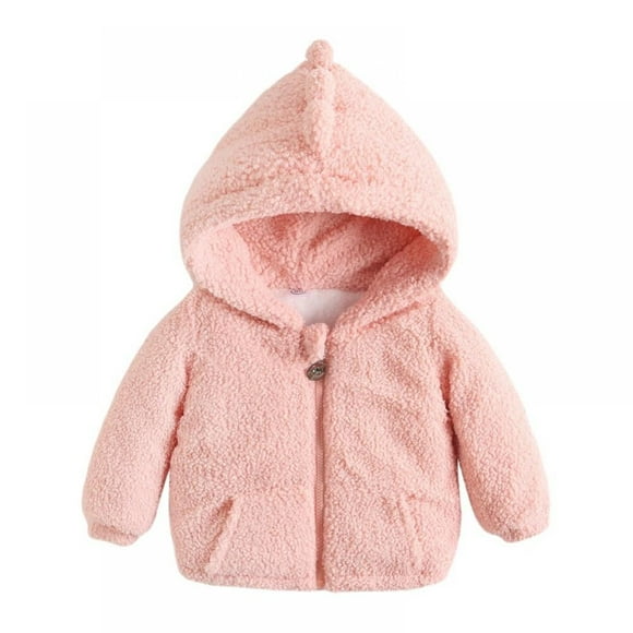 MesaSe Veste en Peluche pour Bébé Garçons Filles Mignon Chandail à Capuchon Manteau en Coton Hiver Chaud