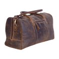 thumbnail image 1 of Bolsa de viaje KomAlc de piel de grano completo para hombre y mujer, 1 of 9