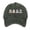 Green, variant on Women's Hard Top Ghost Printed Baseball Cap for Big Head Circumference, Washed Distressed Solid Color Curved Brim Cotton Halloween Cap for Running Gardening Vacation, High Crown Messy Bun Hat Black
