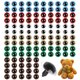 thumbnail image 1 of 120 Pcs Plastic Safety Crochet Eyes Bulk With Washers, Craft Doll Eyes For Diy Stuffed Animals, Amigurumi Doll Crochet Crafts, Assorted Sizes, 1 of 5