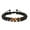 3 Tiger Eyes, variant on Men's Football Beaded Woven Bracelet