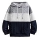 thumbnail image 1 of Sudadera con capucha para hombre, sudadera con capucha de manga larga con bloques de color, sudadera con capucha, camisa deportiva, blusa para hombre, 1 of 3