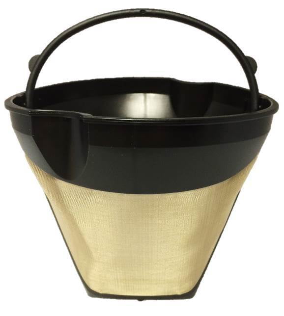 THE ORIGINAL GOLDTONE BRAND Reusable #4-UGSF4 10-12 Cup Coffee Filter with Handle CECOMINOD000735 