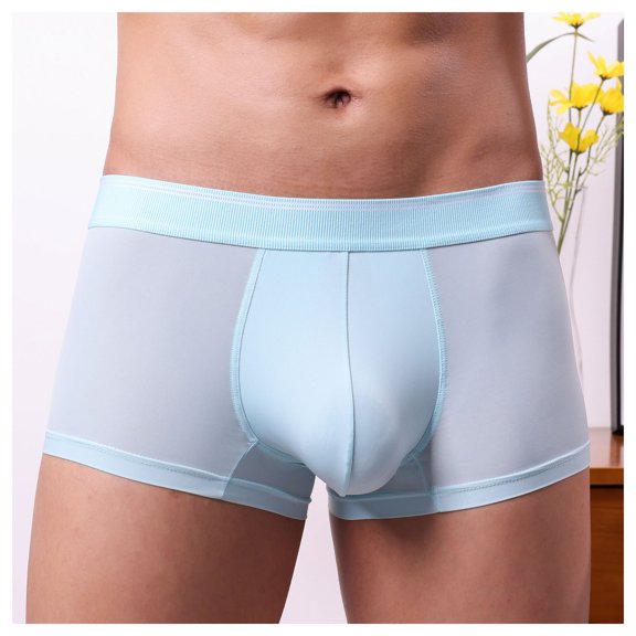 Mens Underwear Men Casual Solid Breathable Low Waist Sports Hip Lifting Underwear Pants, Size M-3XL