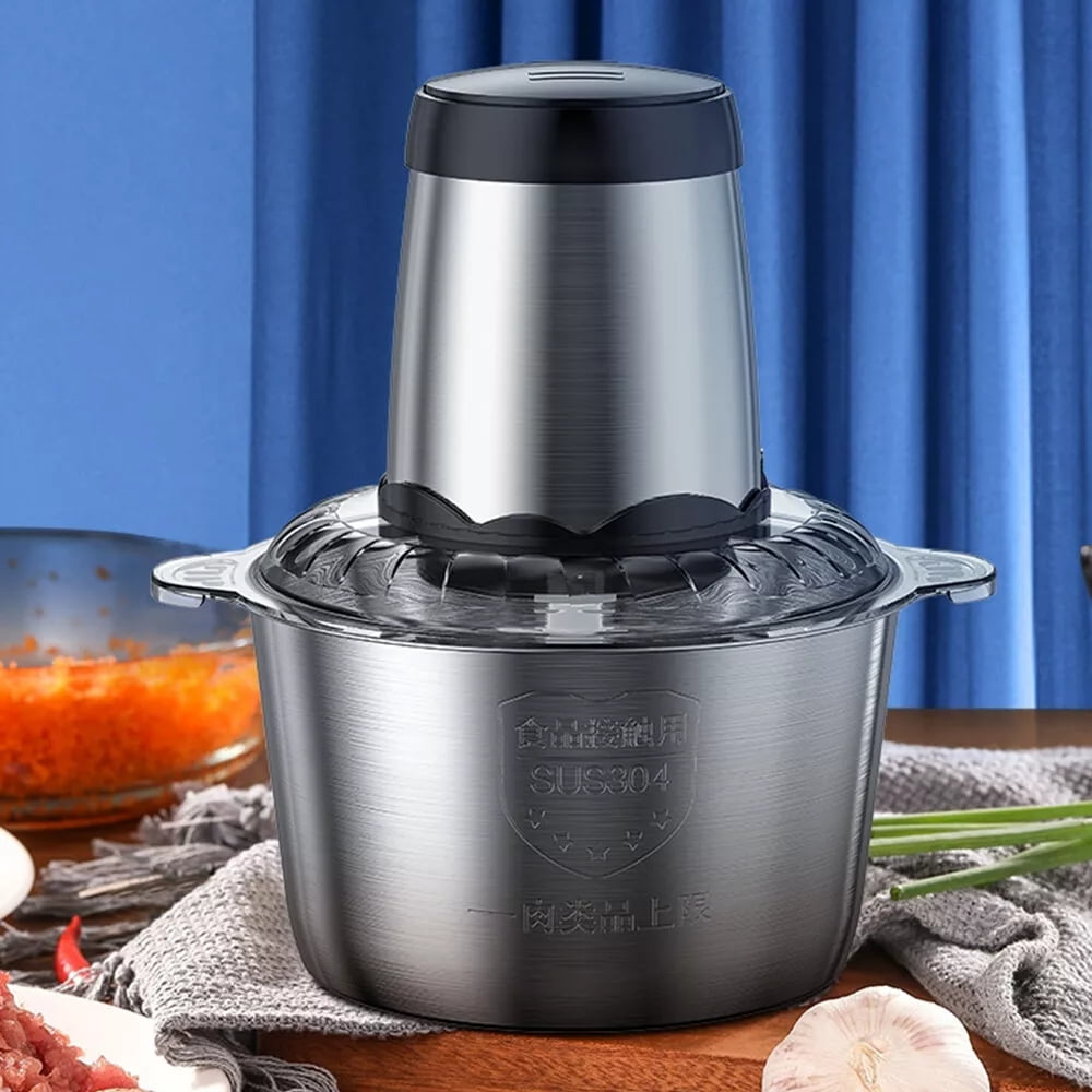 300W Electric Food Vege Chopper Food Processor Kitchen Meat Grinder Mixer 2L