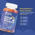 thumbnail image 4 of Baby Blues® Kids Multivitamin Gummies – Organic Vitamin D, B6, Folate, Zinc for Immune Support & Brain Health, Vegan, Gluten-Free, Non-GMO, Strawberry Cherry Orange Flavors, 90ct, 4 of 8