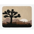 thumbnail image 1 of Landscape Bath Mat, Morning Scenery with Joshua Tree and Mountains over Sunrise Rocky Wilderness, Plush Bathroom Decor Mat with Non Slip Backing, 29.5" X 17.5", Multicolor, by Ambesonne, 1 of 2