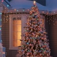 thumbnail image 2 of Hofert Mini LED Icicle Christmas Lights - Multicolor - 18' White Wire - 300ct, 2 of 3
