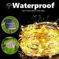 thumbnail image 4 of Luces solares tipo guirnalda Joomer 24 m, 240 LED, 8 modos, blanco cálido, 4 of 7