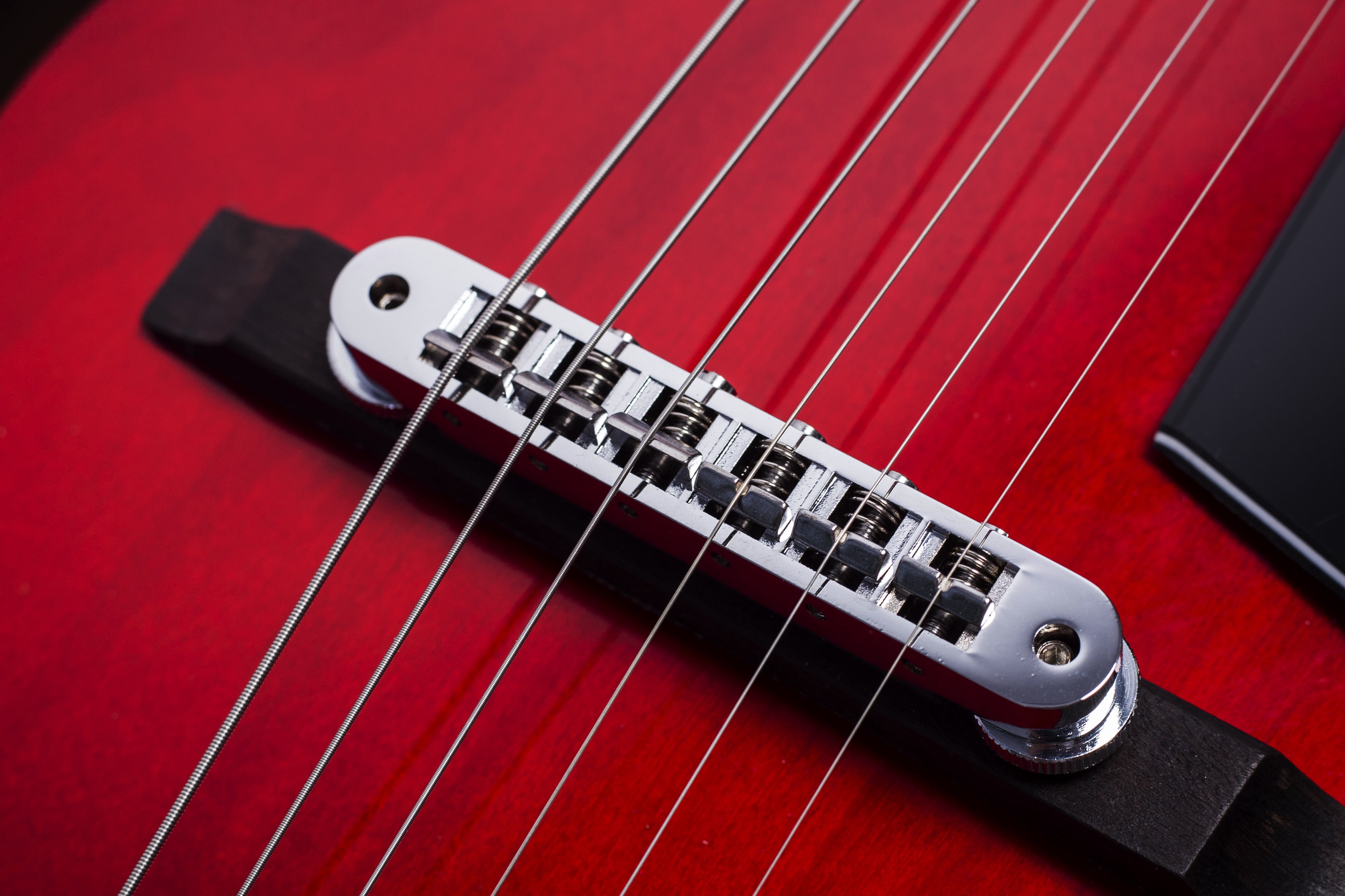 Grote Jazz Electric Guitar Semi-Hollow Body Chrome Hardware P90 pickup