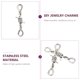 thumbnail image 5 of 60 uds. De dijes de joyería DIY, pulsera multiusos DIY, dijes, collar elegante, decoración DIY, 5 of 8