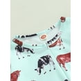 thumbnail image 5 of Cenuakty Infant Baby Girls Boys Romper Horse Floral Print Long Sleeve Crew Neck Oblique Zipper Jumpsuits Autumn Newborn Bodysuits, 5 of 8