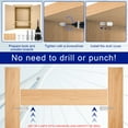 thumbnail image 3 of 50/100Pcs Self-Tapping Screws Cabinet Laminate Support Iron Shelf Bracket Screws Pegs with Screwdriver Set and Magnetizer for Cupboard, 3 of 7