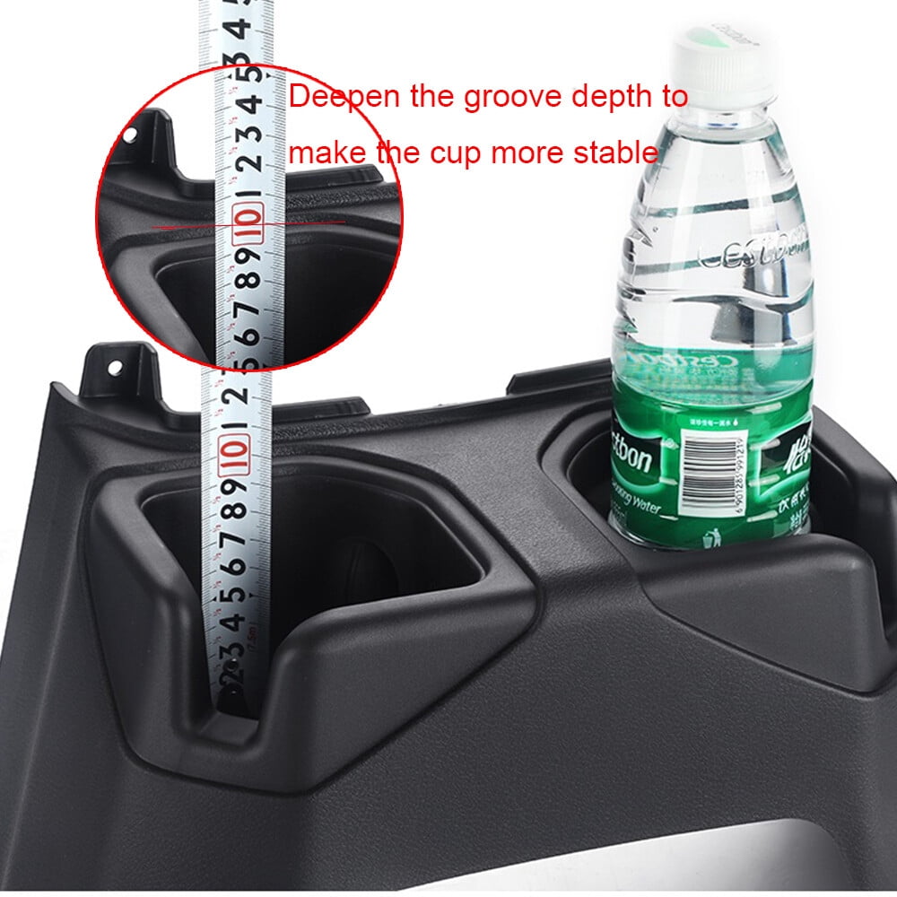 Car Rear Seat Water Cup Holder Car Accessories Black for Jeep Wrangler JL 2018+